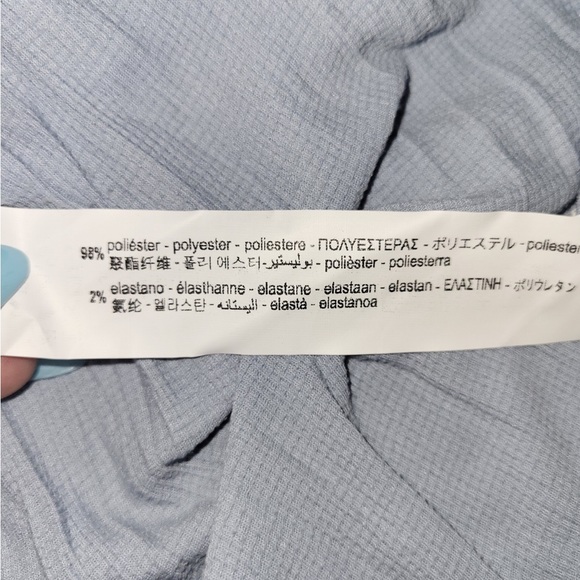 ZARA maxi wrinkle blue dress - Picture 5 of 6